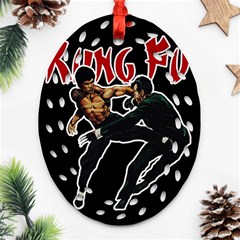 Kung Fu  Ornament (oval Filigree) by Valentinaart