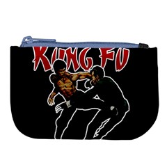 Kung Fu  Large Coin Purse by Valentinaart