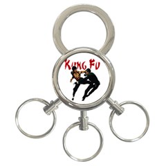 Kung Fu  3-ring Key Chains by Valentinaart