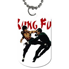 Kung Fu  Dog Tag (two Sides) by Valentinaart