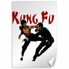 Kung Fu  Canvas 24  X 36  by Valentinaart