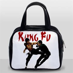 Kung Fu  Classic Handbags (2 Sides) by Valentinaart