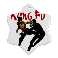 Kung Fu  Ornament (snowflake) by Valentinaart