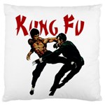 Kung Fu  Large Cushion Case (One Side) Front