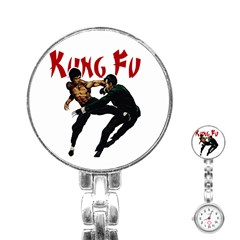 Kung Fu  Stainless Steel Nurses Watch by Valentinaart