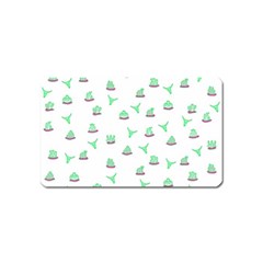 Cactus Pattern Magnet (name Card) by ValentinaDesign