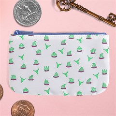 Cactus Pattern Large Coin Purse by ValentinaDesign