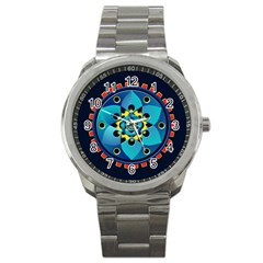 Abstract Mechanical Object Sport Metal Watch by linceazul