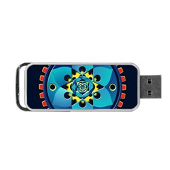 Abstract Mechanical Object Portable Usb Flash (one Side) by linceazul