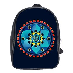 Abstract Mechanical Object School Bags(large)  by linceazul