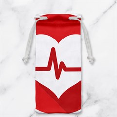 Cardiologist Hypertension Rheumatology Specialists Heart Rate Red Love Jewelry Bag by Mariart