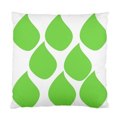 Green Water Rain Standard Cushion Case (two Sides) by Mariart