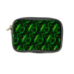 Green Eye Line Triangle Poljka Coin Purse by Mariart