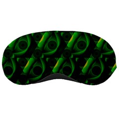 Green Eye Line Triangle Poljka Sleeping Masks by Mariart