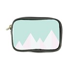 Montain Blue Snow Chevron Wave Pink Coin Purse Front