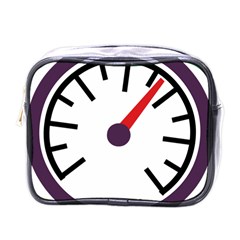 Maker Measurer Hours Time Speedometer Mini Toiletries Bags by Mariart