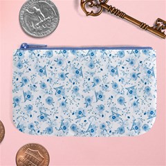 Floral Pattern Large Coin Purse by ValentinaDesign