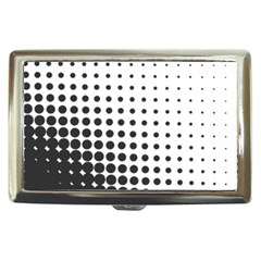 Comic Dots Polka Black White Cigarette Money Cases by Mariart