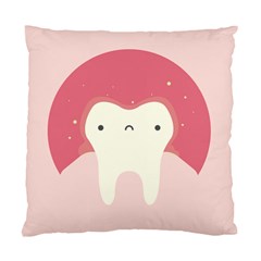 Sad Tooth Pink Standard Cushion Case (one Side) by Mariart