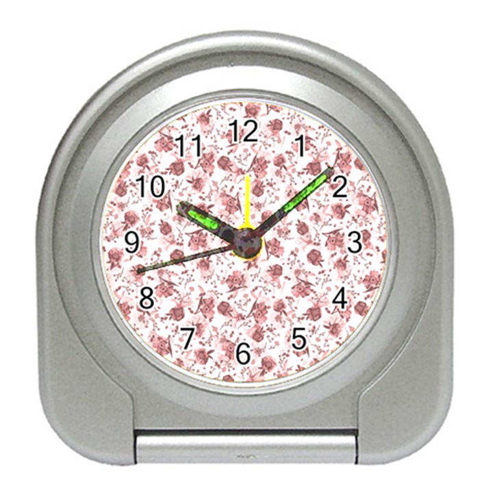 Floral pattern Travel Alarm Clocks