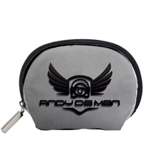 Andy Da Man 3d Grey Accessory Pouches (small)  by Acid909