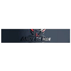 Andy Da Man 3d Dark Flano Scarf (small) by Acid909