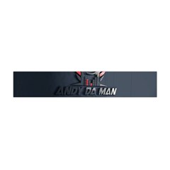 Andy Da Man 3d Dark Flano Scarf (mini) by Acid909