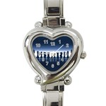 Chess Pieces Heart Italian Charm Watch Front