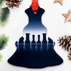 Chess Pieces Christmas Tree Ornament (two Sides) by Valentinaart