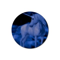 Magical Unicorn Rubber Round Coaster (4 Pack)  by KAllan