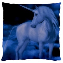 Magical Unicorn Large Flano Cushion Case (two Sides) by KAllan