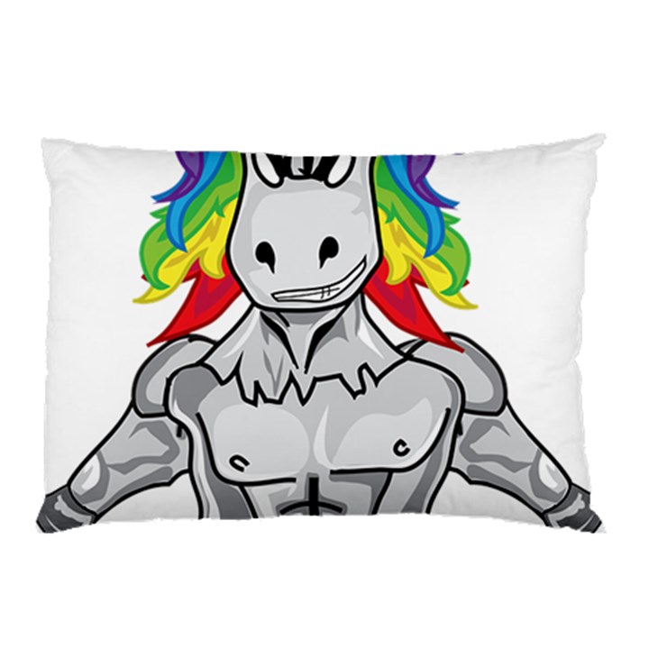 Angry Unicorn Pillow Case (Two Sides)