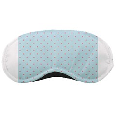 Blue Red Circle Polka Sleeping Masks by Mariart