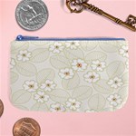 Flower Floral Leaf Large Coin Purse Front