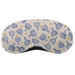 Glass Polka Circle Blue Sleeping Masks by Mariart