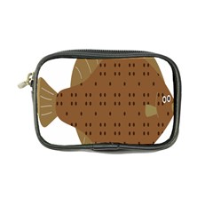 Illustrain Animals Reef Fish Sea Beach Water Seaword Brown Polka Coin Purse by Mariart