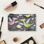 Dragonfly Animals Dragom Monster Fair Cloud Circle Polka Cosmetic Bag (Small)  Front