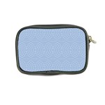 Seamless Lines Concentric Circles Trendy Color Heavenly Light Airy Blue Coin Purse Back