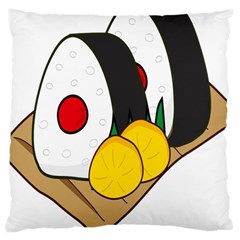 Sushi Food Japans Large Cushion Case (one Side) by Mariart