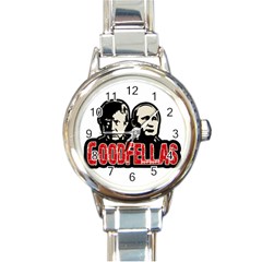 Goodfellas Putin And Trump Round Italian Charm Watch by Valentinaart