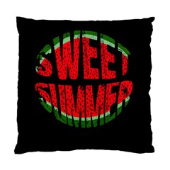 Watermelon - Sweet Summer Standard Cushion Case (two Sides) by Valentinaart