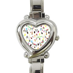 Summer Pattern Heart Italian Charm Watch by Valentinaart