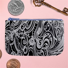 Black White Shape Large Coin Purse by Mariart