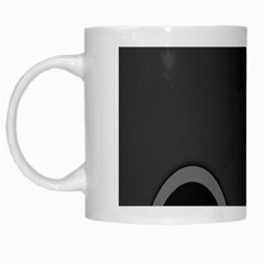 Flag Grey Orange Circle Polka Hole Space White Mugs by Mariart