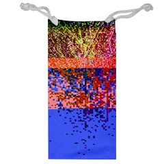 Glitchdrips Shadow Color Fire Jewelry Bag by Mariart