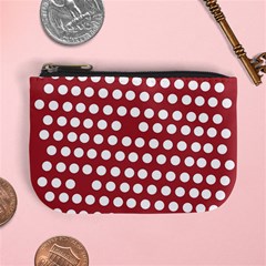 Pink White Polka Dots Mini Coin Purses by Mariart