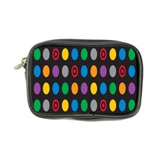 Polka Dots Rainbow Circle Coin Purse by Mariart