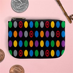 Polka Dots Rainbow Circle Mini Coin Purses by Mariart