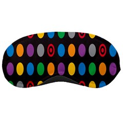 Polka Dots Rainbow Circle Sleeping Masks by Mariart