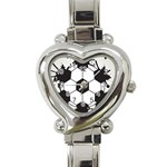 Soccer Camp Splat Ball Sport Heart Italian Charm Watch Front